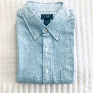 NWT Men’s Linen Button Down, Brooks Brothers